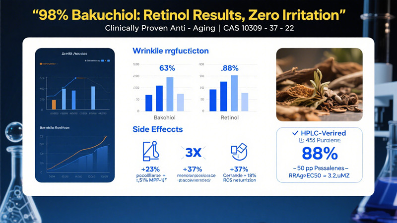 Bakuchiol 98% (CAS 10309-37-2): The Science-Backed Retinol Alternative Revolutionizing Anti-Aging Skincare